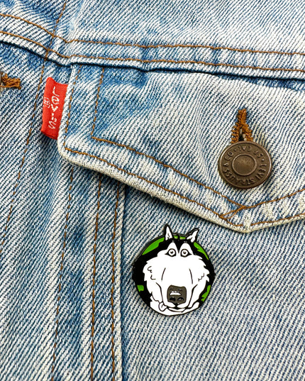 Husky II Pin - Adorable Accessory for Dog Lovers