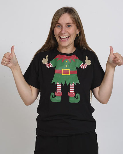 Elf T-Shirt for Women for Festive Spirit