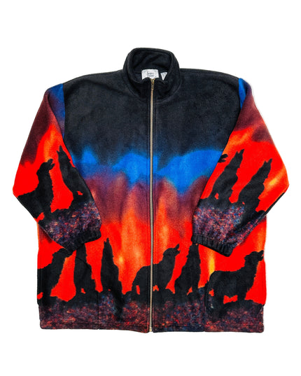 Vintage Fiery Wolves Juletrøje