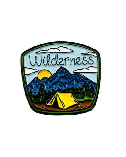 Wilderness Pin - Nature-Inspired Accessory for Outdoors