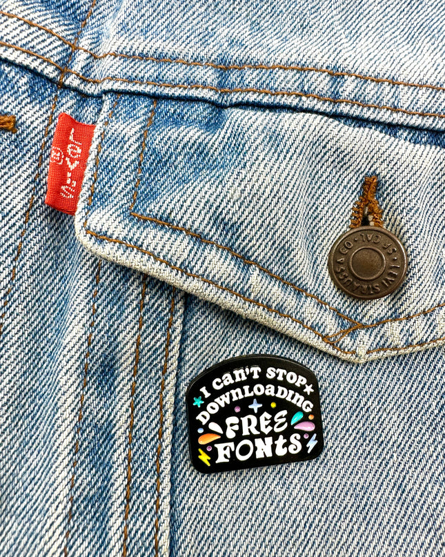 Gratis Skrifttyper Pin - Kreativt tilbehør til designelskere