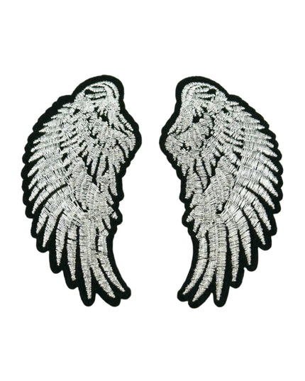 Iron-On Patch - Silver Wings
