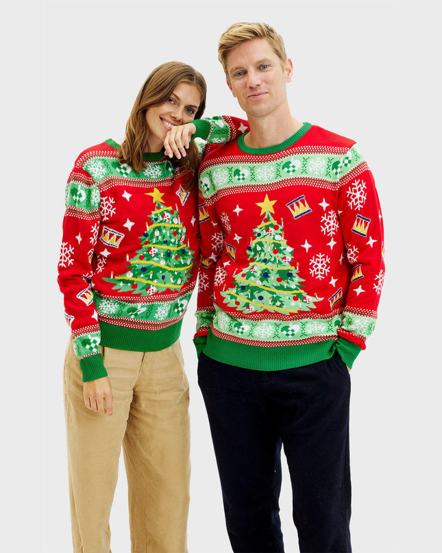 Christmas Tree Sweater for Men - Light-Up Ugly Christmas Sweater