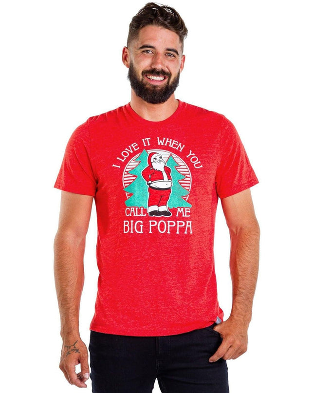 Herre Big Poppa T-shirt