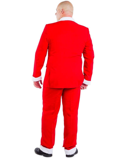 Mænds Fuzzy Julemand Blazer med Slips
