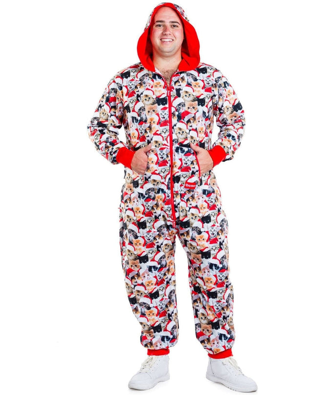 Men's Meowy Catmus Big and Tall Jumpsuit