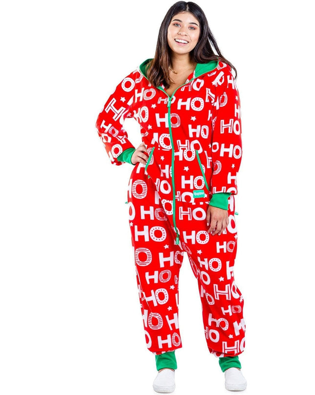 Women's Ho Ho Ho Plus Size Jumpsuit