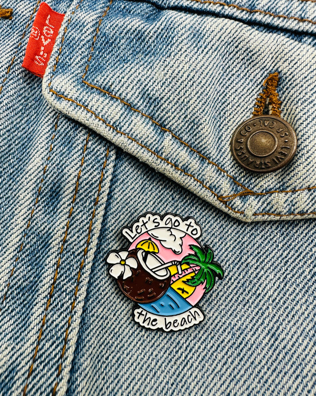 Beach Vibes Pin - Sjovt Sommertilbehør