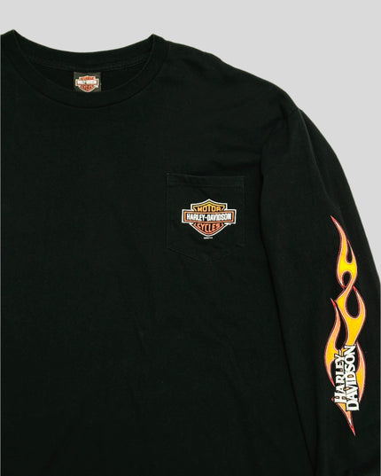 Vintage Harley Davidson Long Sleeve T-Shirt | Classic Biker Style