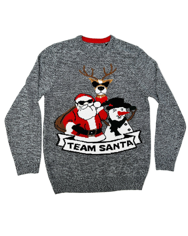 Vintage Christmas Sweater - Team Santa