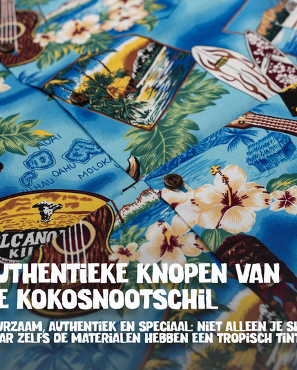 Fiesta en Hawaii Camisa Hawaiana para Hombres