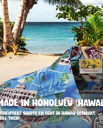 Fiesta en Hawaii Camisa Hawaiana para Hombres