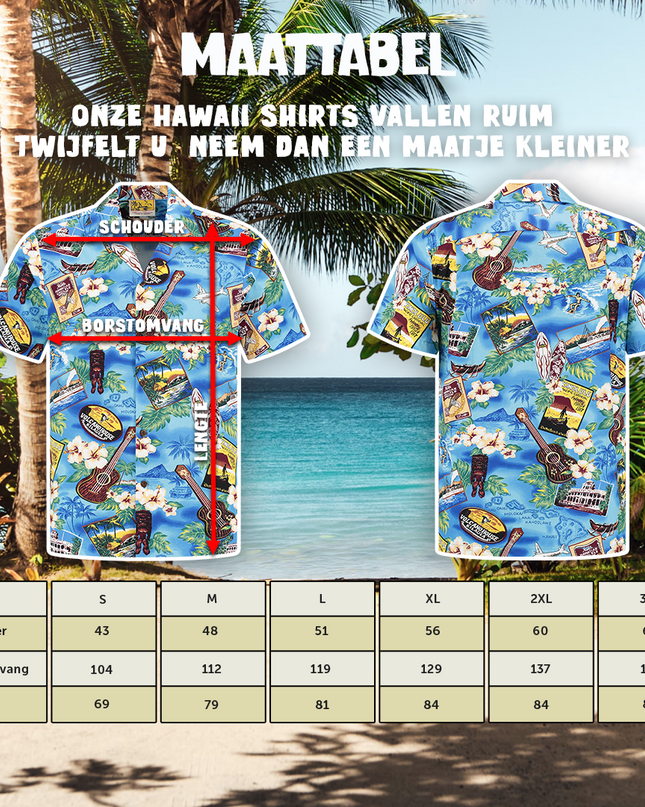 Party in Hawaii Hawaiian Shirt for Men