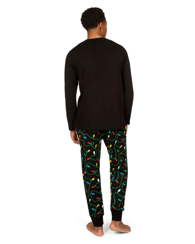 Mandlig Get Lit Crew Neck Pyjamas Sæt