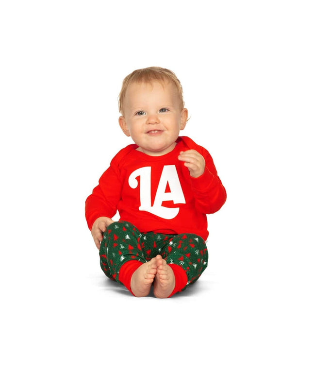 Baby Girl's Fa La La Pyjamasæt