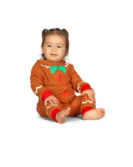 Baby Girl's Gingerbread Jumpsuit