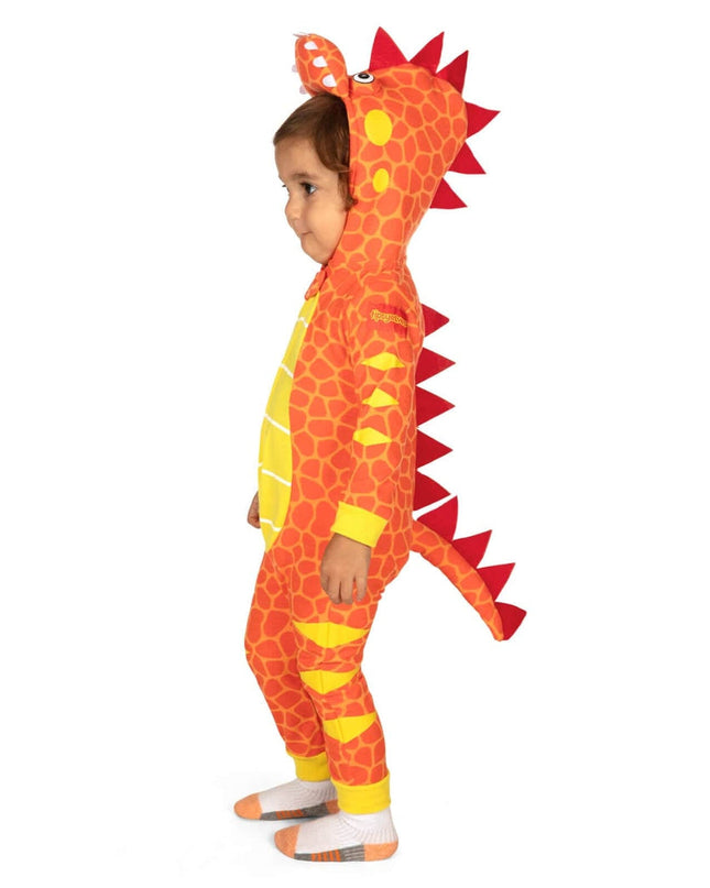 Tumling Drengs T-Rex Dinosaur Kostume