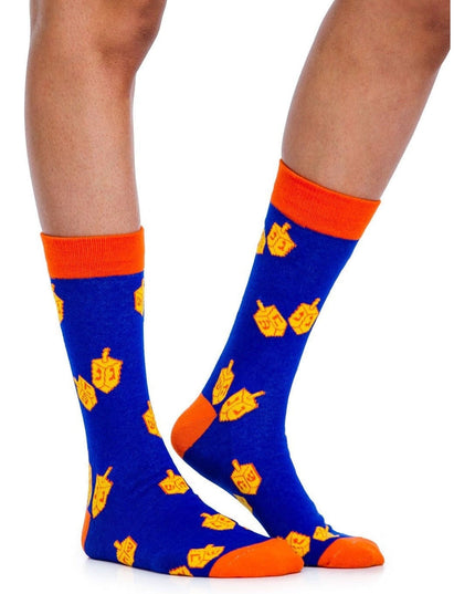 Women's Jewish Dreidel Socks (Passer til størrelser 6-11W)