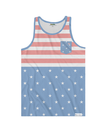 Men's Faded Flag Tank Top