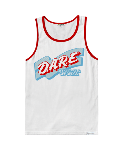 Herre Patriotisk DARE Tanktop