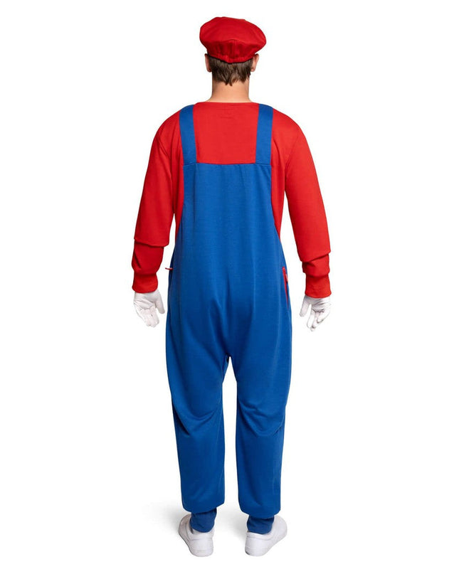 Mænds Super Plumber Kostume
