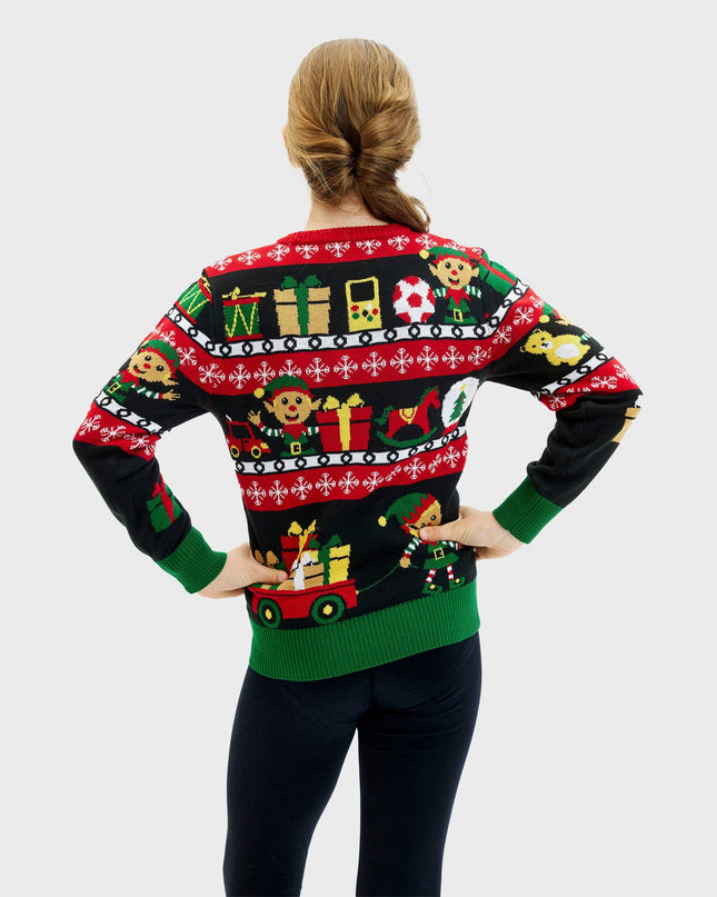 Santa's Workshop Christmas Sweater - Kids