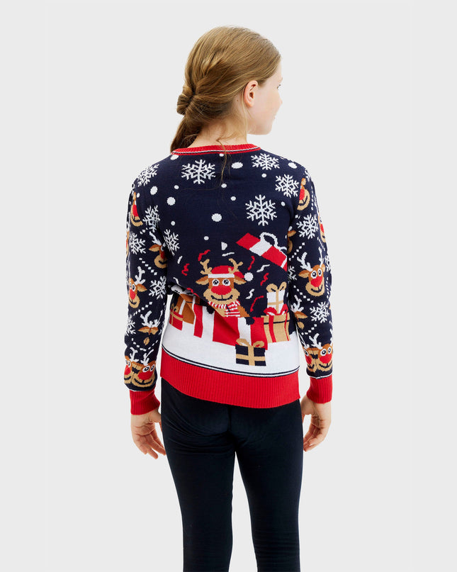 Kids' Christmas Sweater - Bringing Christmas Gifts