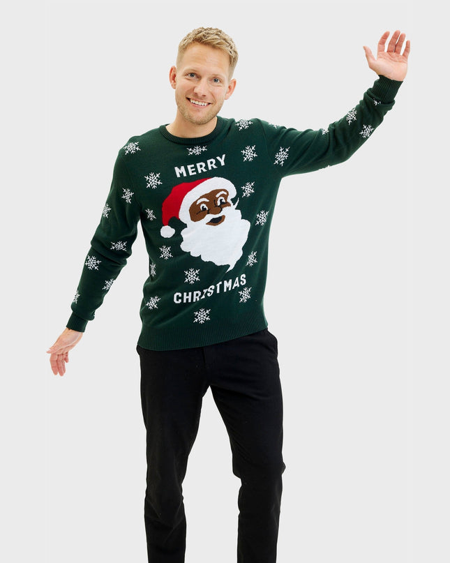Men's Merry Christmas Santa Sweater for the Holidays