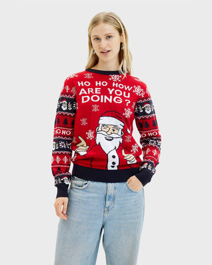Ho Ho How You Doin' Christmas Sweater for Women - Bestsellers