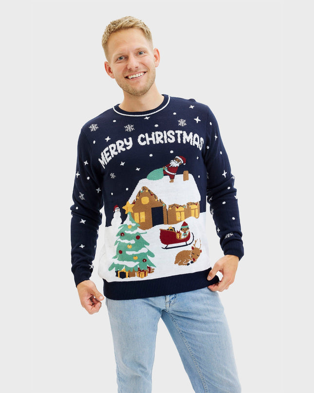 Idyllic Men's Christmas Sweater for Seasonal Style