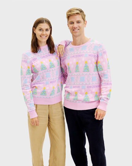 Suéter de Navidad Rosa para Mujeres