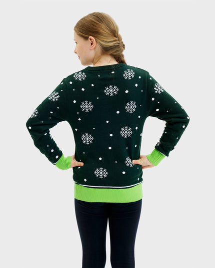 Cute Dino Christmas Sweater - Kids