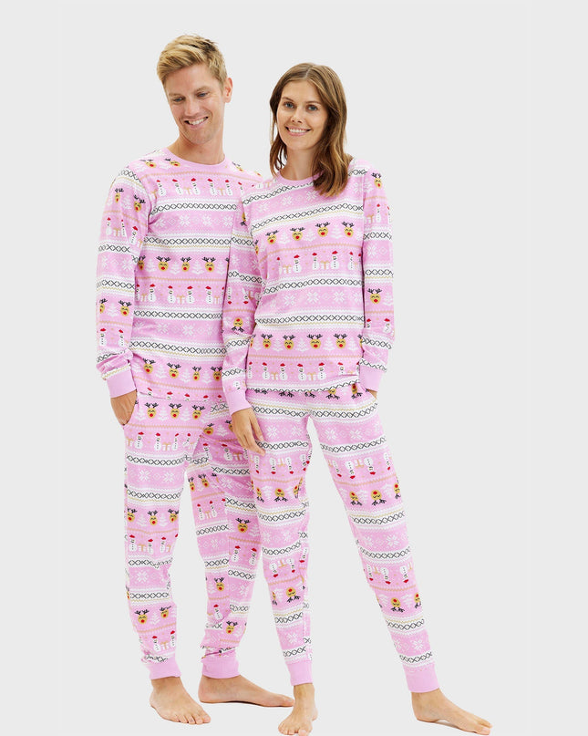 Ultimate Pink Christmas Pajamas for Men