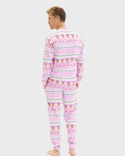 Ultimate Pink Christmas Pajamas for Men
