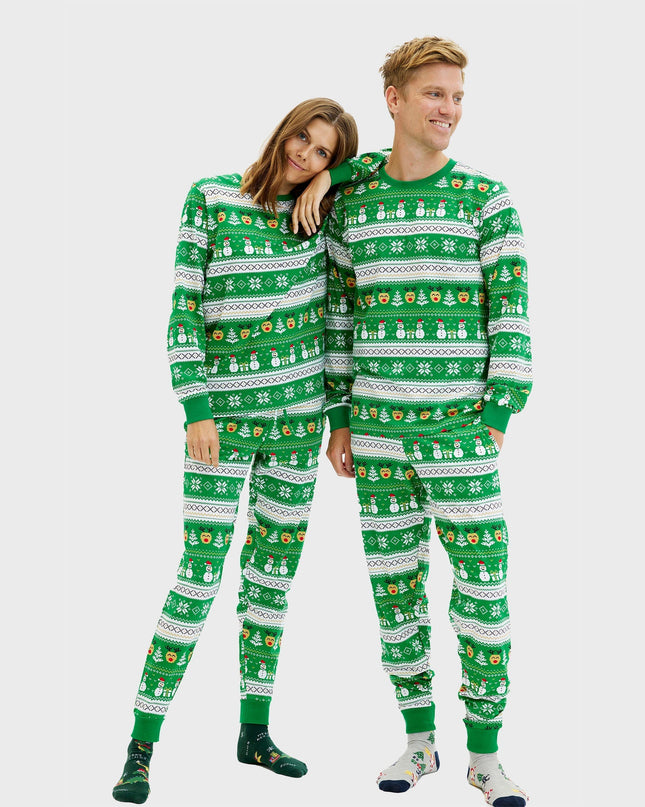Ultimate Green Christmas Pajamas for Men
