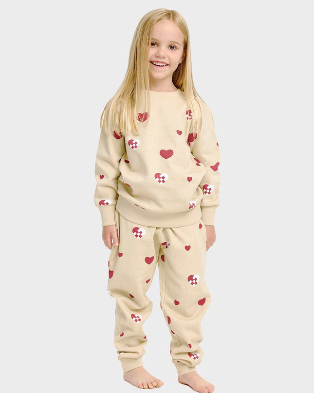 Christmas Heart Sweatset for Kids - Perfect Family Apparel