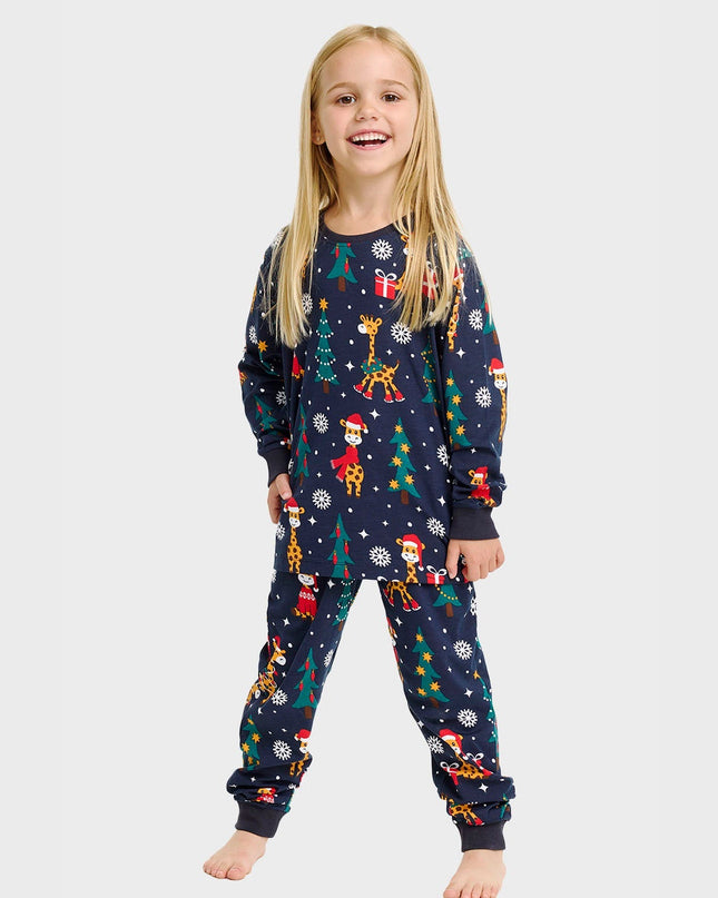 Giraffe Christmas Pajamas for Kids
