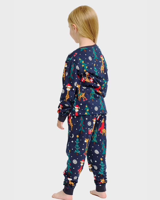 Giraffe Christmas Pajamas for Kids
