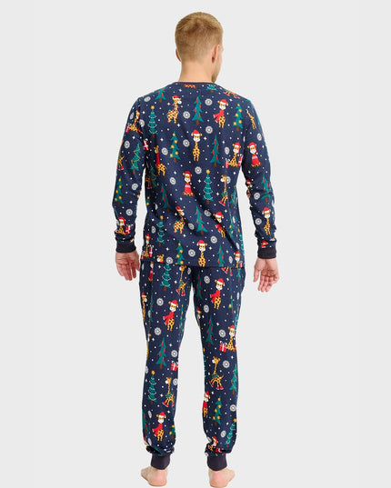 Giraffe Christmas Pajamas for Men