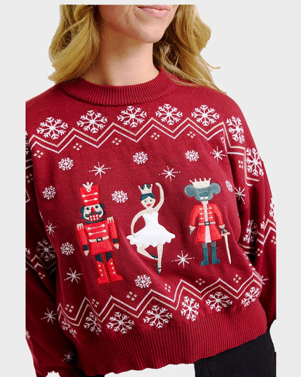 Nutcracker Christmas Sweater for Women