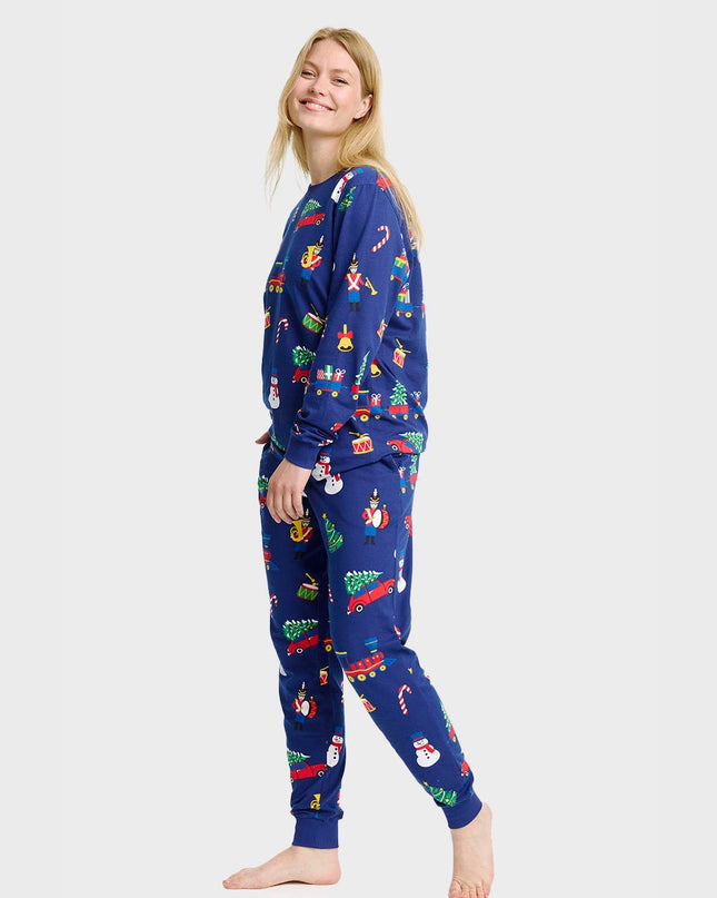 Christmas Toys Pajamas for Women - Family Style