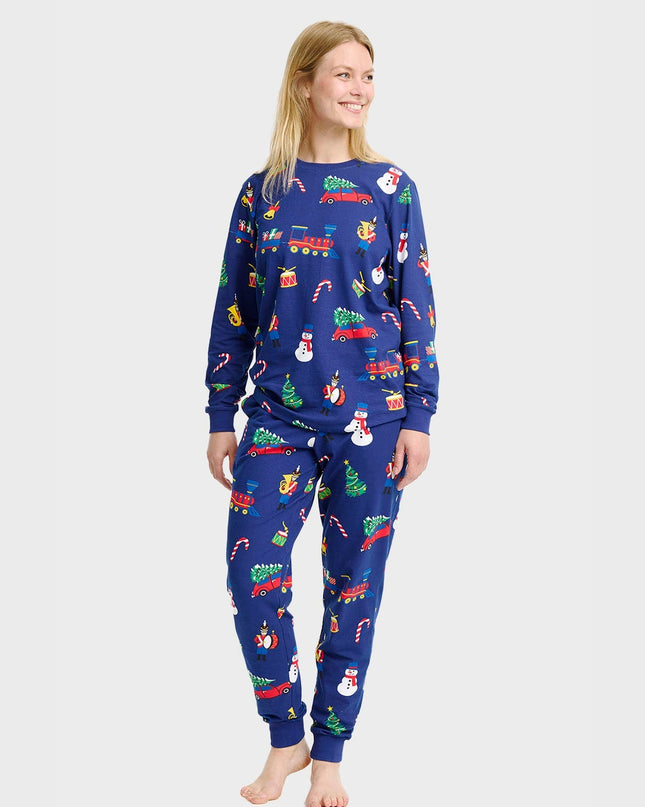 Christmas Toys Pajamas for Women - Family Style
