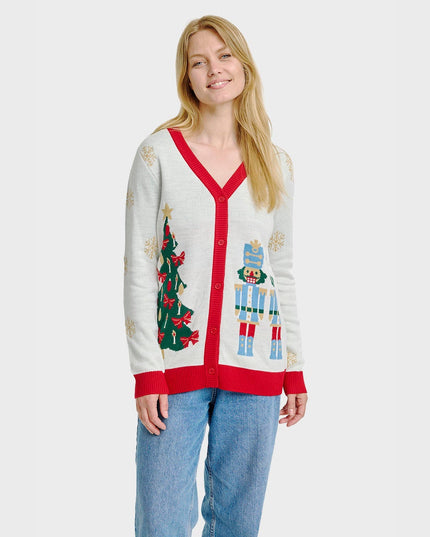 Nutcracker Christmas Cardigan for Women