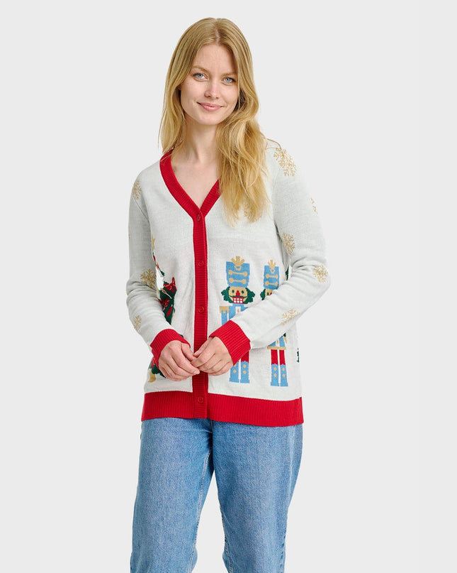 Nutcracker Christmas Cardigan for Women