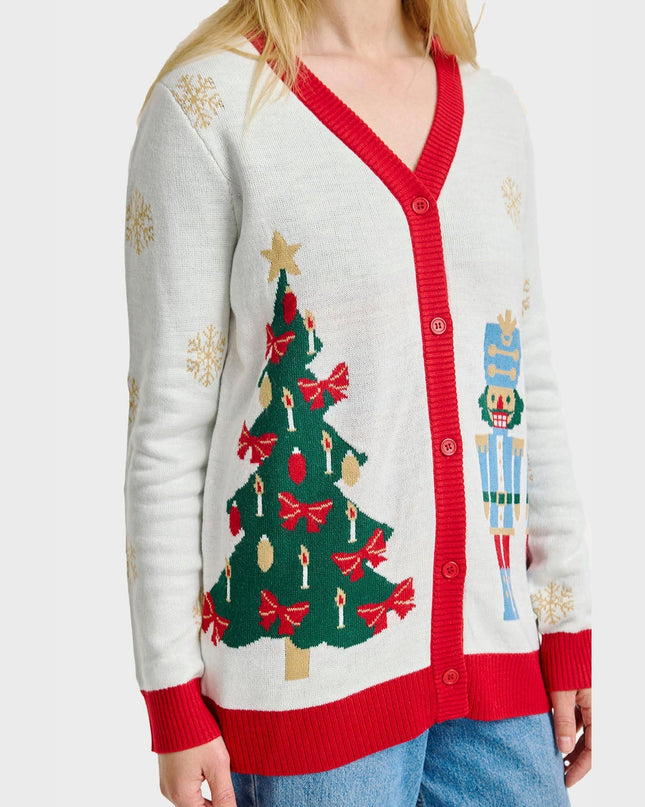 Nutcracker Christmas Cardigan for Women