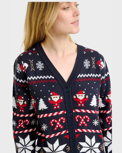 Santa's Christmas Cardigan for Women