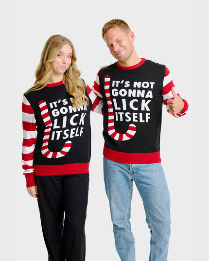 Candy Cane Christmas Sweater for Men