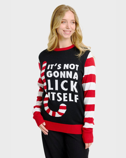 Candy Cane Christmas Sweater for Women