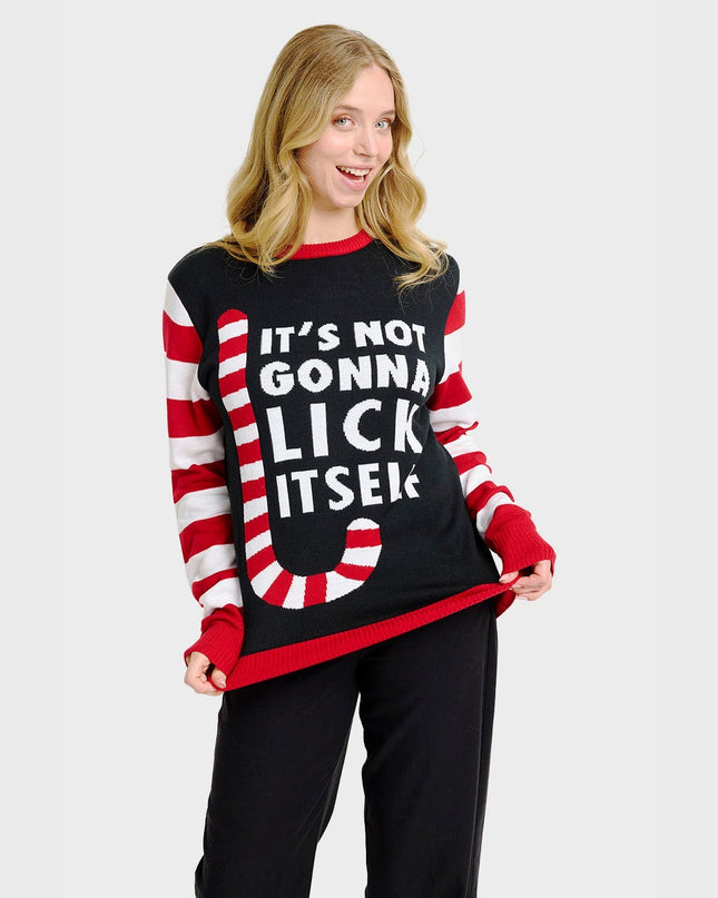 Candy Cane Christmas Sweater for Women