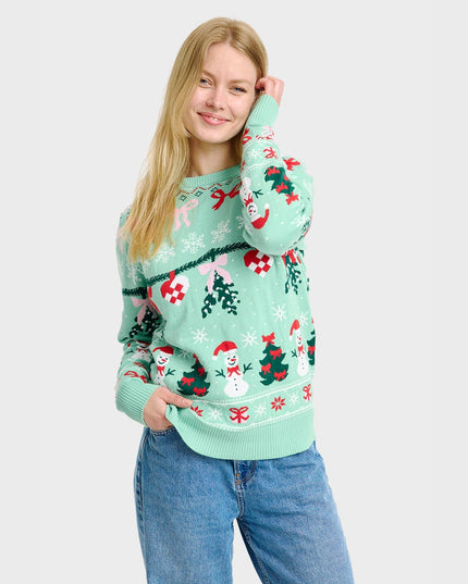Knitted Christmas Sweater for Women
